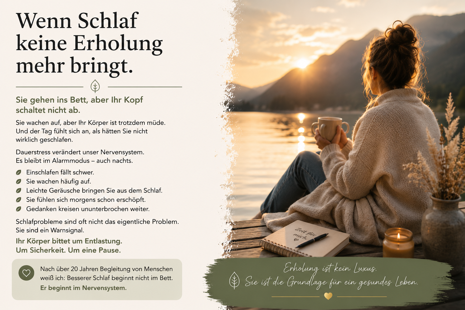 Wenn Schlaf keine Erholung mehr bringt